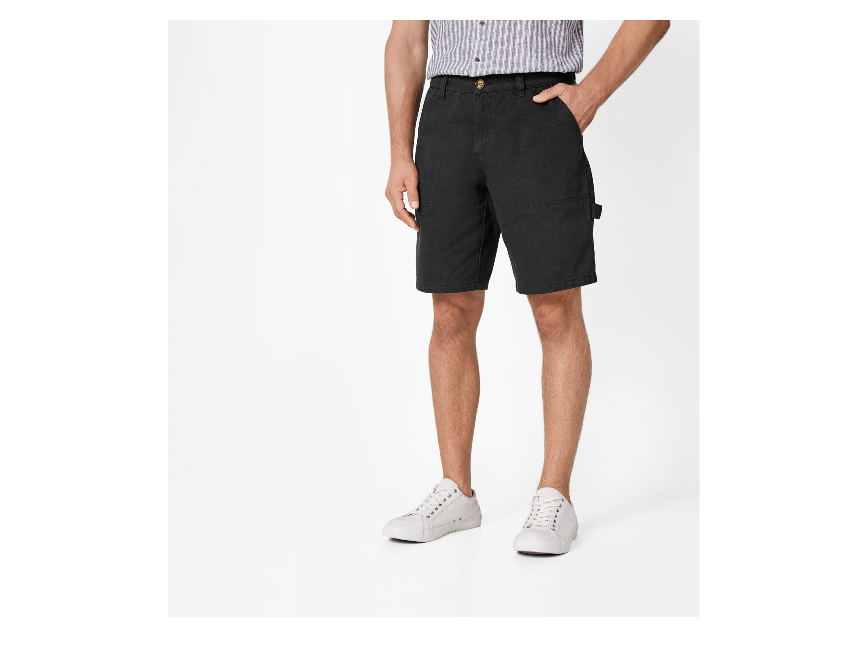 LIVERGY® Herren Shorts (Schwarz, 56) – Bild 2 von 4