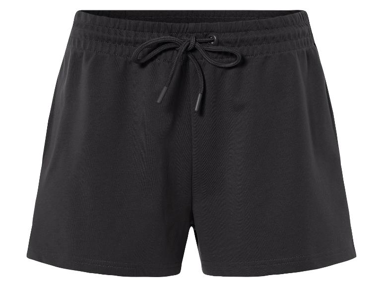 Schwarze Shorts mit Kordelzug.