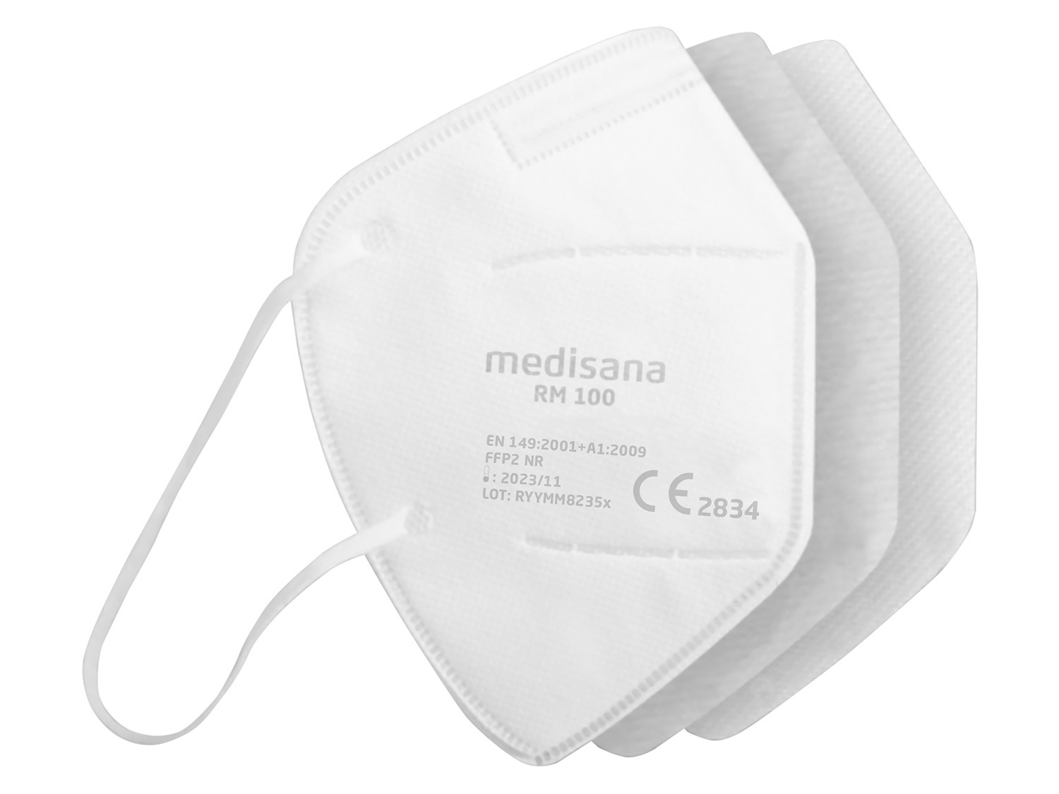100 LIDL Atemschutzmasken MEDISANA | FFP2 10pcs/set RM