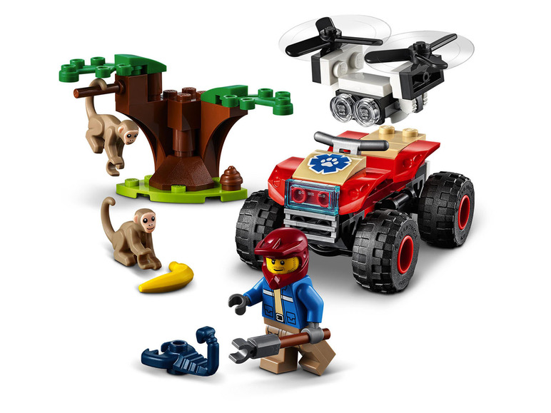 Gehe zu Vollbildansicht: LEGO® City 60300 »Tierrettungs-Quad« - Bild 3