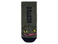 Grüne Socken mit einem Drachen und dem Schriftzug 'Dragon'.
