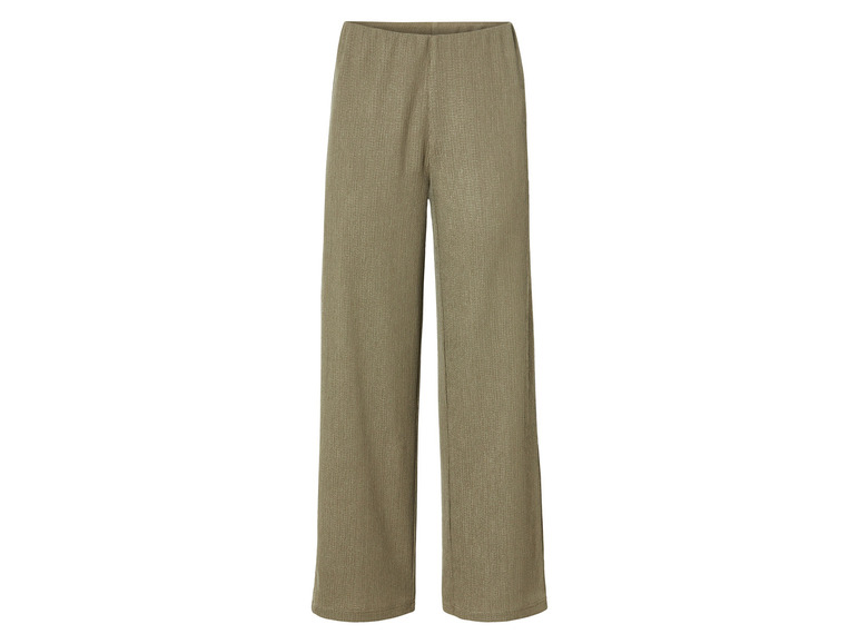 Damen Wide-Leg-Hose in Crinkle-Qualität