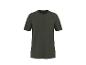 Dunkelgrünes kurzärmeliges Henley-T-Shirt für Herren