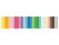 Eine Farbpalette mit verschiedenen Gelb-, Orange-, Rosa-, Lila-, Blau-, Grün- und neutralen Tönen.
