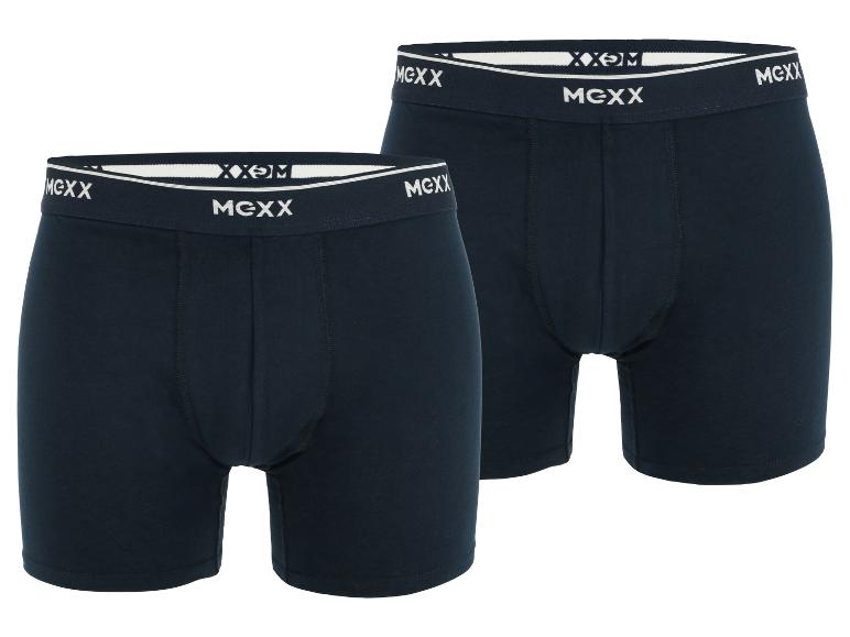 Zwei MCXX Boxershorts, dunkelblau.