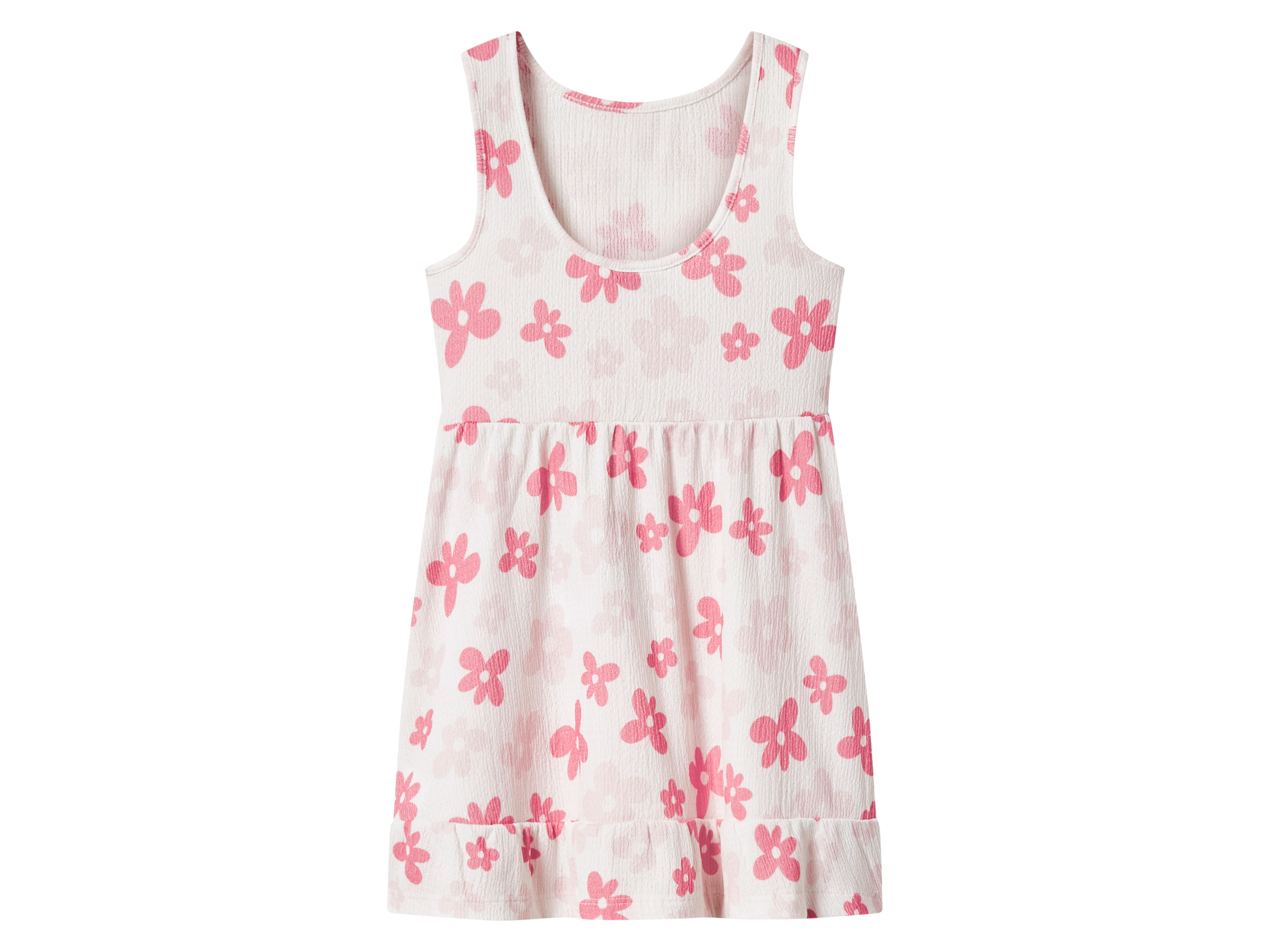 Thumbnail - lupilu® Kleinkinder Mädchen Kleid kurzarm (Gemustert, 110/116)