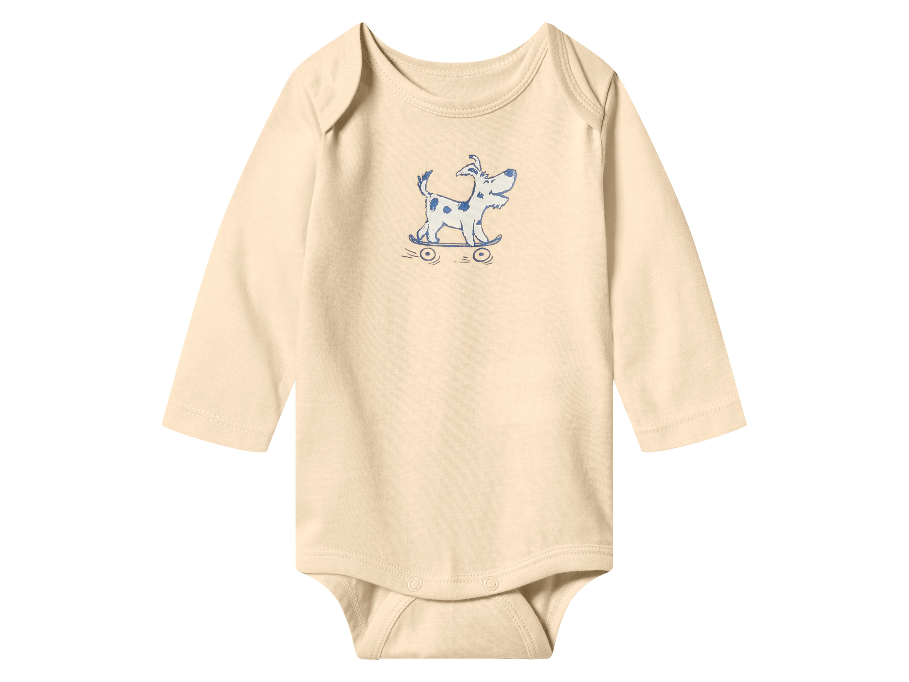 Thumbnail - lupilu® Baby Mädchen Jungen Body langarm (Beige, 62/68)