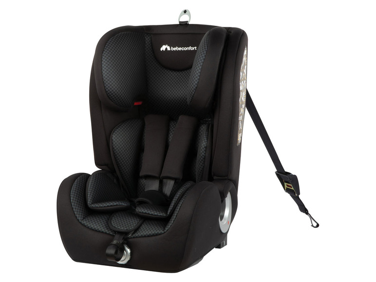 Ein schwarzer Autositz der Marke BeSafe.