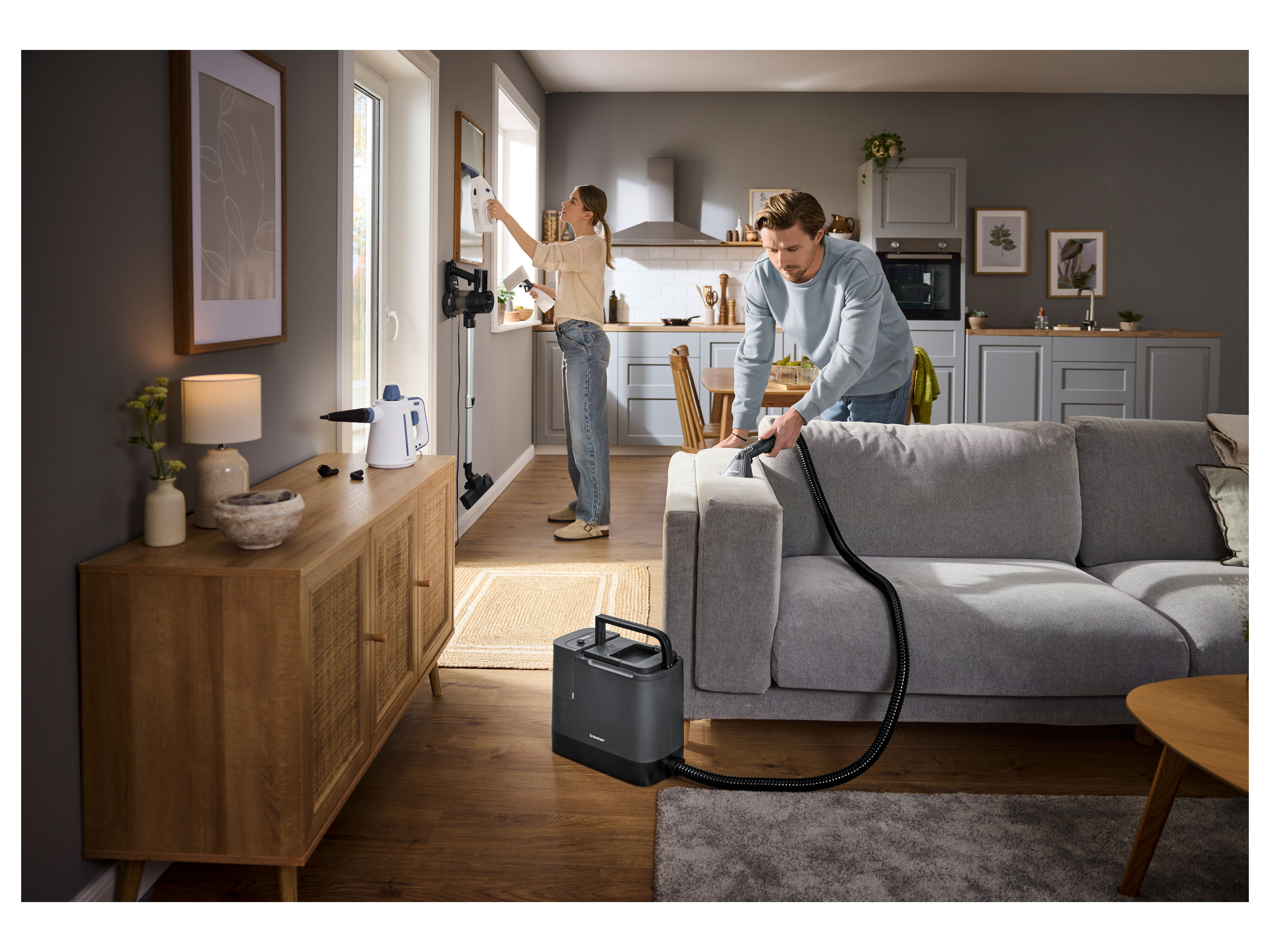 SILVERCREST® Akku-Polster- und -Teppichreinigungsgerät 20 V – Bild 3 von 4