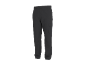 Dunkelgraue Cargohose mit elastischem Bund und Seitentaschen.