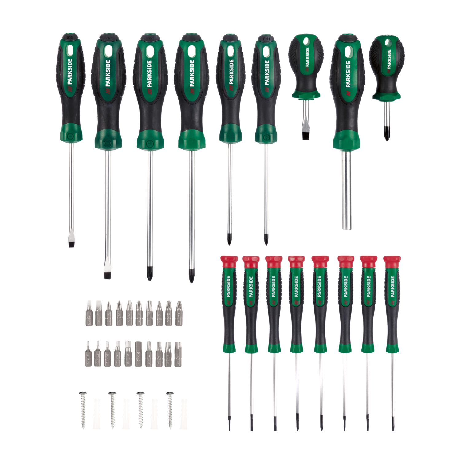 Thumbnail - PARKSIDE® Schraubendrehersatz mit Wandhalterung