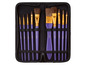 Ein Set Crelando Pinsel in einem schwarzen Etui.