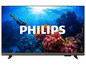 Ein Philips-Fernseher mit einem Unterwasserbild von Korallenriffen.