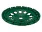 Grüne Diamantschleifscheibe zum Schleifen von Beton.