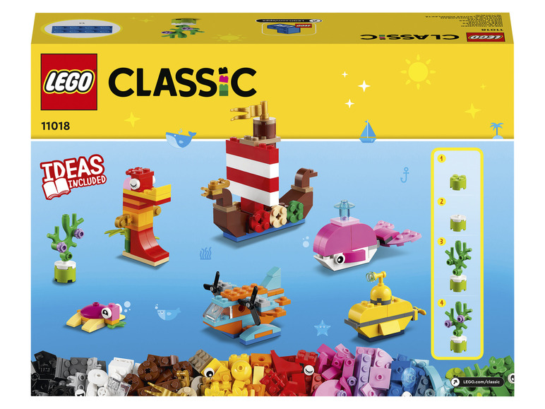 Gehe zu Vollbildansicht: LEGO® Classic 11018 »Kreativer Meeresspaß« - Bild 1