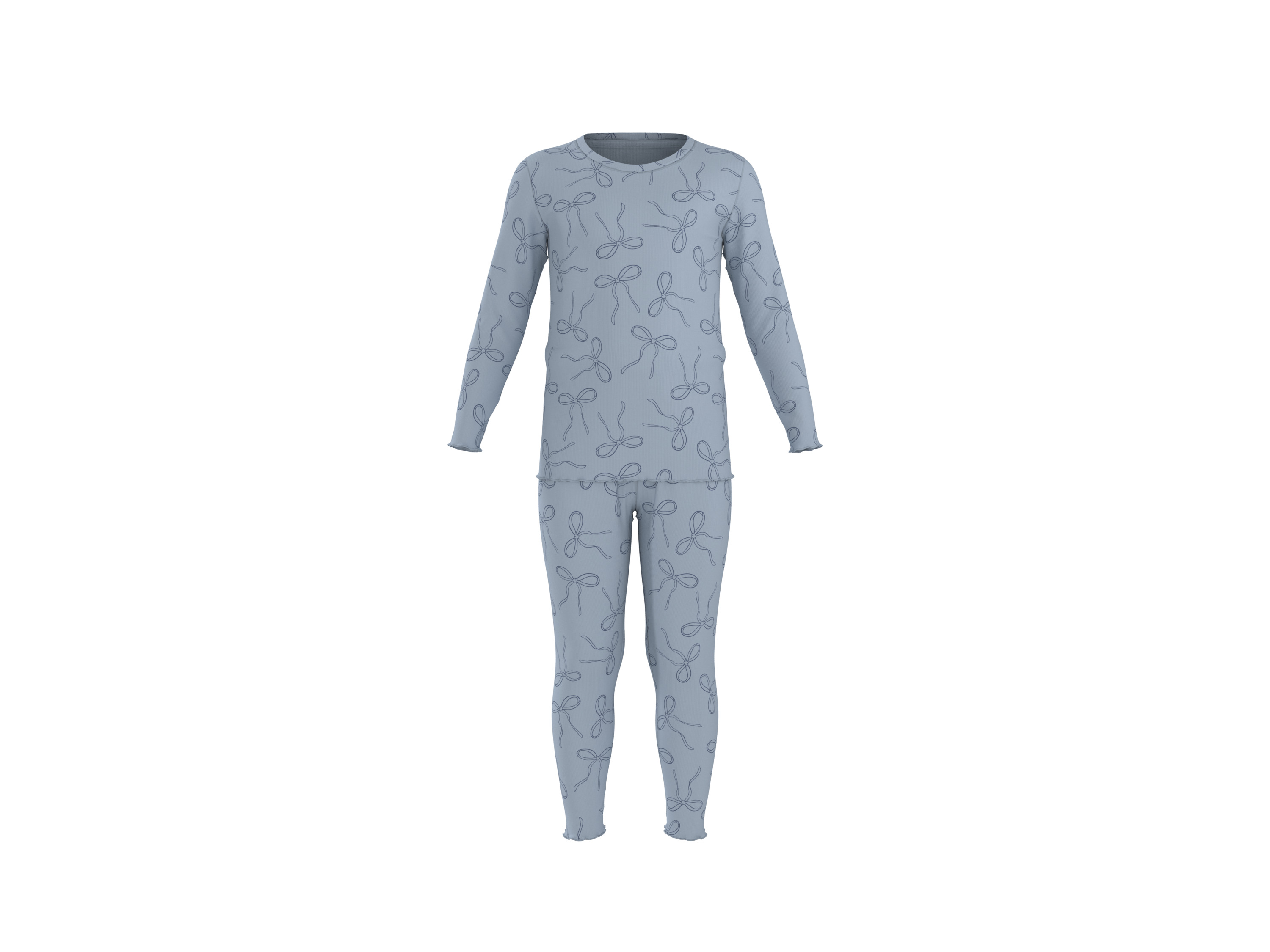 LUPILU® Kleinkinder Pyjama (Blau, 110/116)