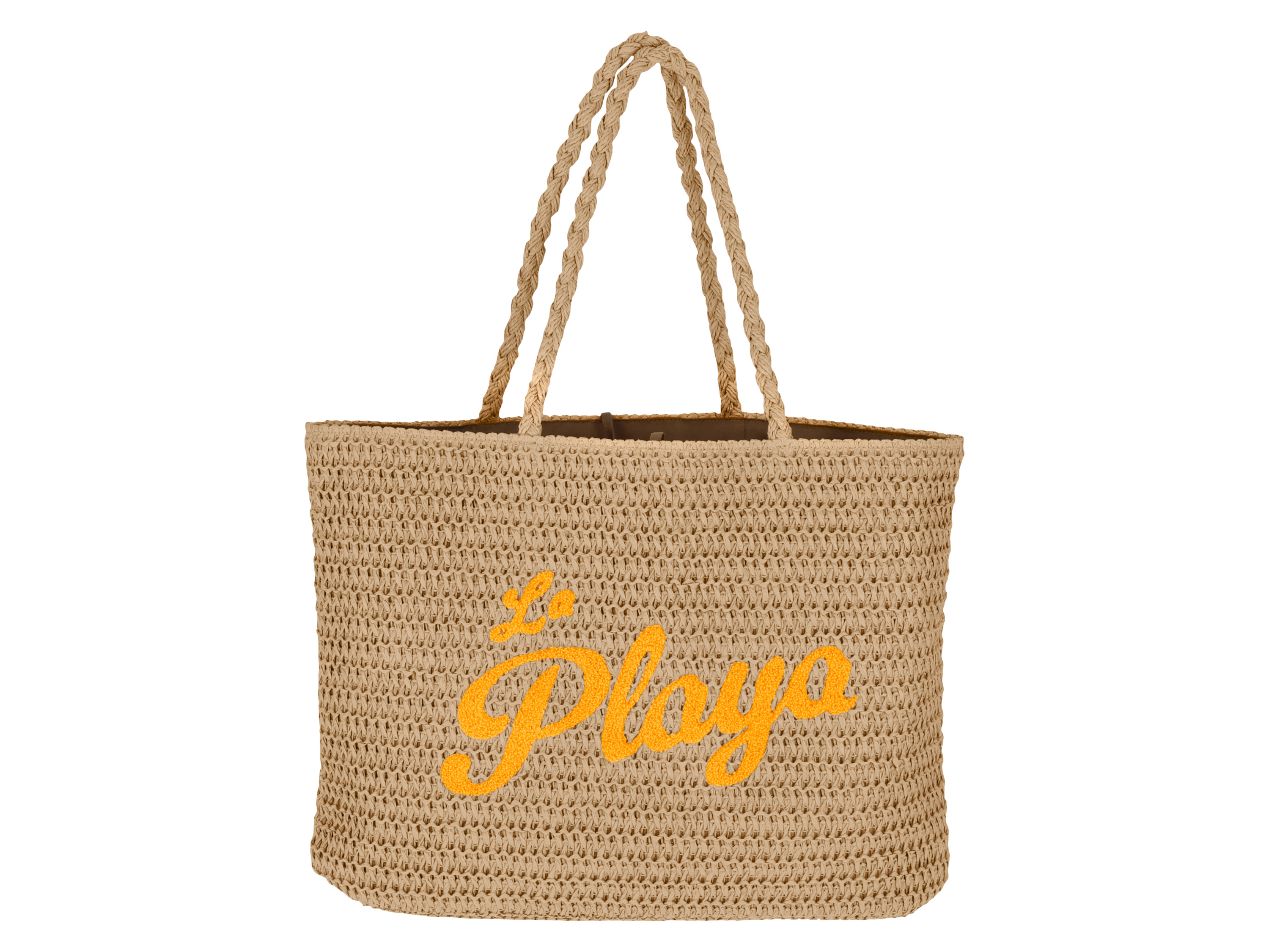 ESMARA® Strandtasche (braun/gelb)