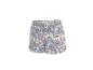 Damen-Shorts mit Paisley-Muster in Blau- und Rosatönen