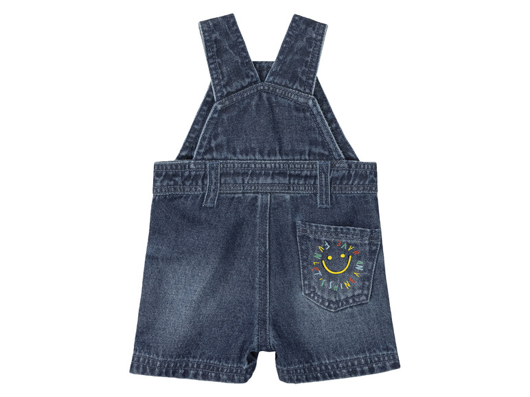 Gehe zu Vollbildansicht: lupilu® Baby Jeans-Latzhose aus reiner Baumwolle - Bild 4