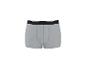 Graue Boxershorts mit schwarzem Gummibund und weißen Streifen