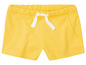 Gelbe Shorts mit weißem Kordelzug