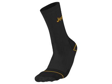 Jeep Herrensocken 3 Paar – Gepolsterte Sohle, 39-45, Baumwollmix, Für Wandern & Arbeit
