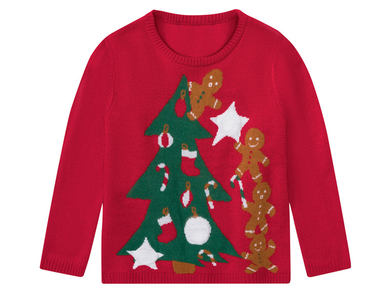 Gehe zu Vollbildansicht: lupilu® Kleinkinder Jungen Pullover mit coolem Weihnachtsmotiv - Bild 11