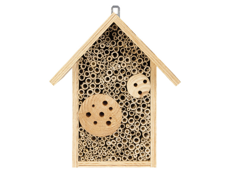 Gehe zu Vollbildansicht: dobar Nisthilfe für Wildbienen, aus Holz - Bild 5