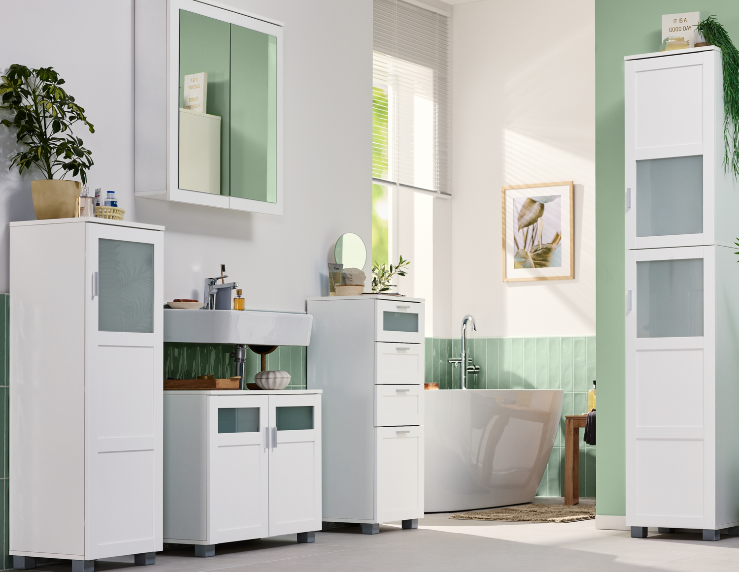 Thumbnail - LIVARNO® Bad-Hochschrank »Basel«