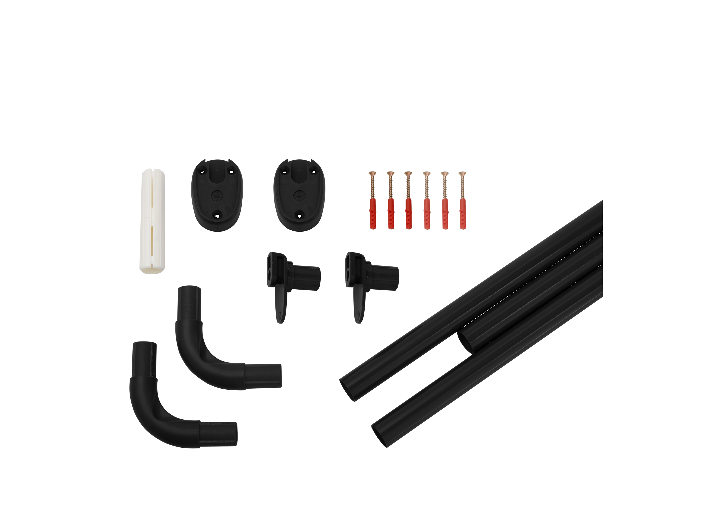 Thumbnail - Ridder Universal-Duschgestänge »Wien«, 90 x 90 cm (Schwarz)