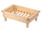 Holz-Hochbeet mit Lattenrost und Beinen