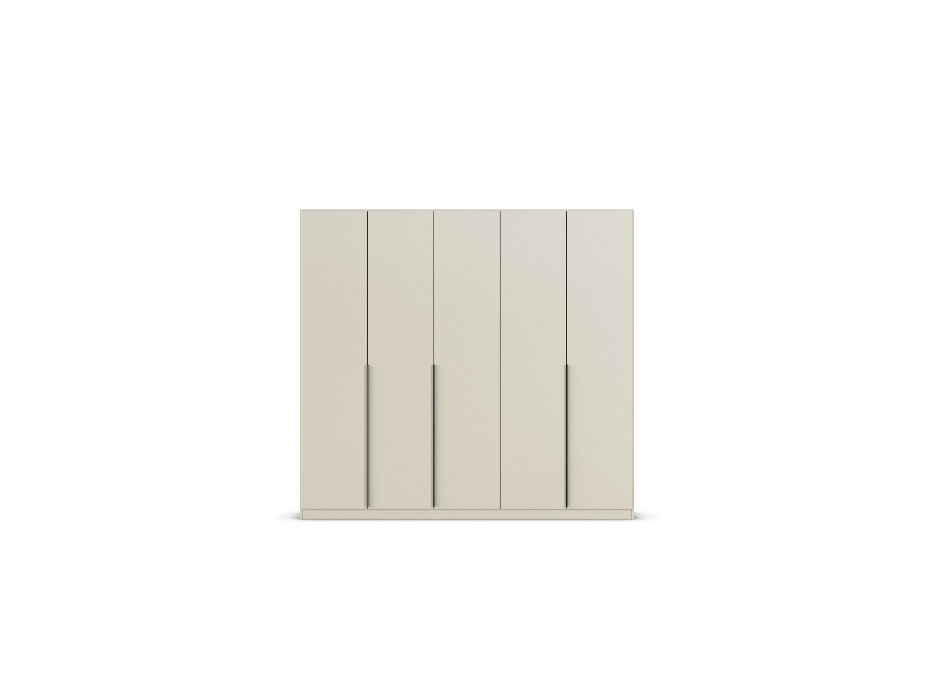RAUCH ORANGE Drehtürenschrank Alabama (Classic-Zubehör, Beige-Champagner, Griffe Grau, 226 x 210 cm)