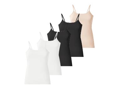 ESMARA® Damen Spaghettitops, 5 Stück