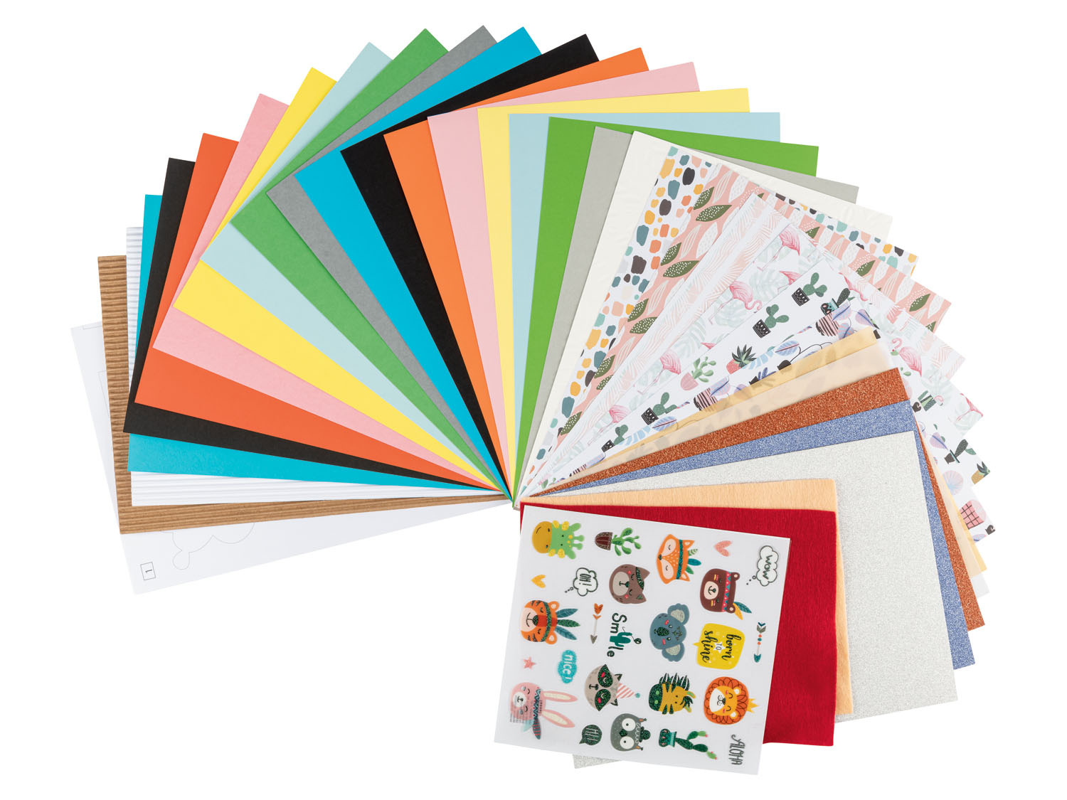crelando® Kreativ Scrapbook Papier / Kreativ Mix LIDL
