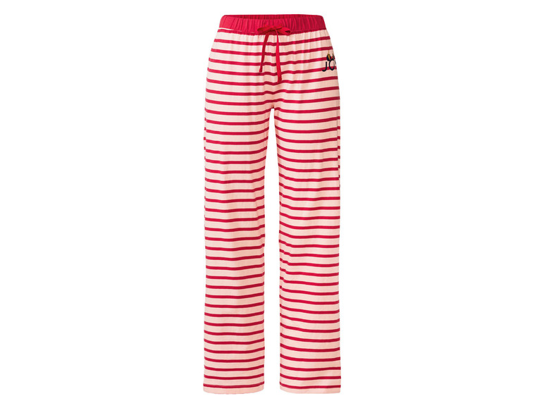 Gehe zu Vollbildansicht: Damen Pyjama mit Print aus reiner Baumwolle - Bild 15