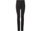 Schwarze Damen-Leggings auf schwarzem Hintergrund