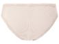 Beiger Damen-Slip mit Spitzenbesatz