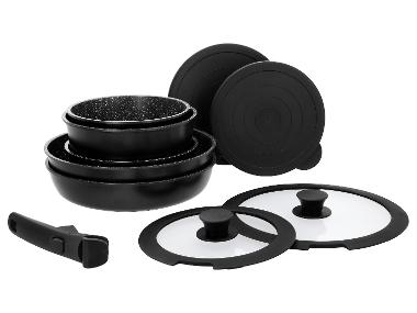 SILVERCREST® Aluguss-Topf- und -Pfannen-Set, 10-teilig