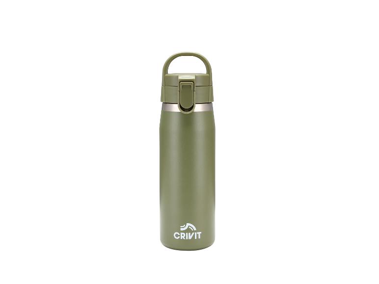 CRIVIT Edelstahl-Trinkflasche, 1l