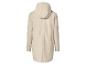 Beiger Parka mit Kapuze, Rückansicht