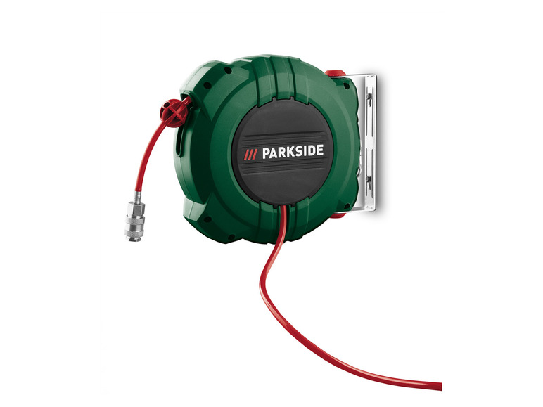 Gehe zu Vollbildansicht: PARKSIDE® Druckluft-Schlauchtrommel »PDST 5 B2«, mit automatischem Einzug - Bild 1