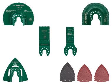 PARKSIDE® - HCS-Segmentsägeblatt Z85 / HCS-Tauchsägeblatt Z32 / HCS/HSS-Tauchsägeblatt Z20 / Diamantsägeblatt Z64 / RIFF-Schleifplat