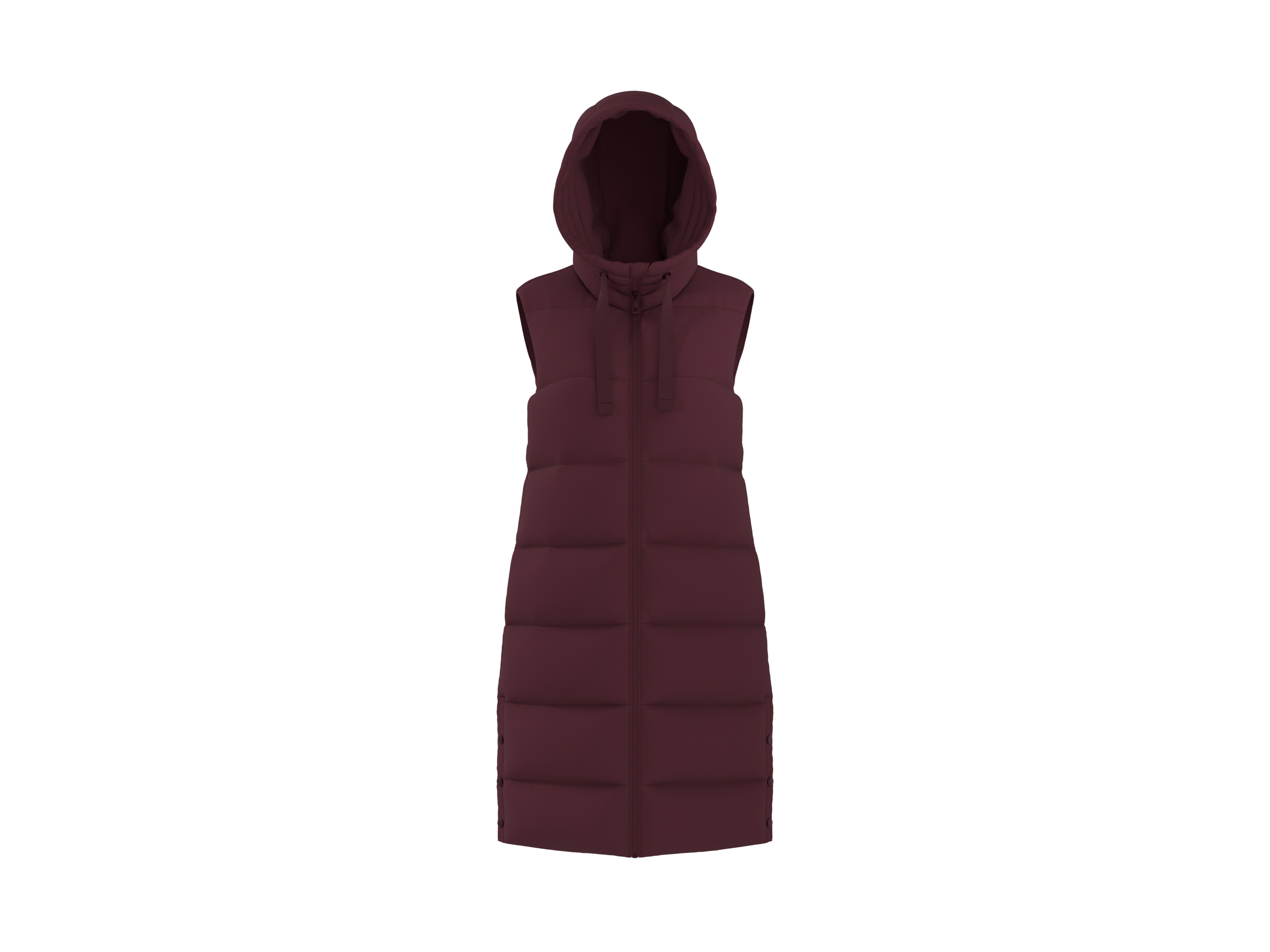 ESMARA® Damen Steppweste (Bordeaux, XS(32/34))""