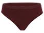 Bordeauxfarbener Damenslip mit „MCXX“-Schriftzug am Bund