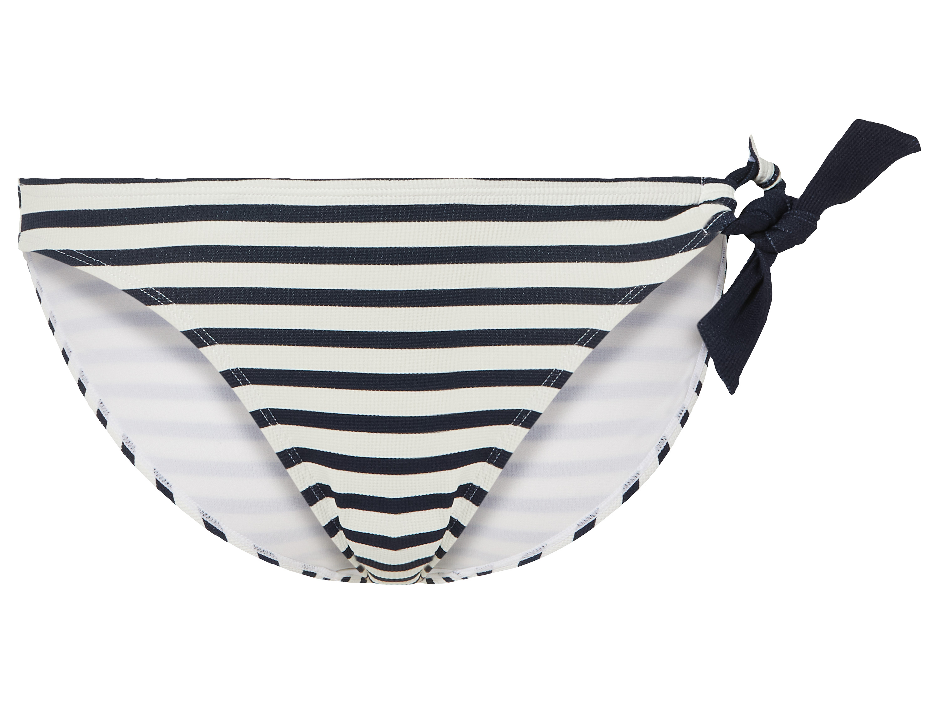 esmara® Damen Bikini Unterteil (42, blau/weiß gestreift) | 04335633090361