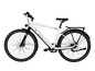 Weißes Sachs Rad E-Bike mit Riemenantrieb.