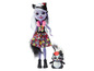 Monster High Puppe mit Stinktier-Thema.