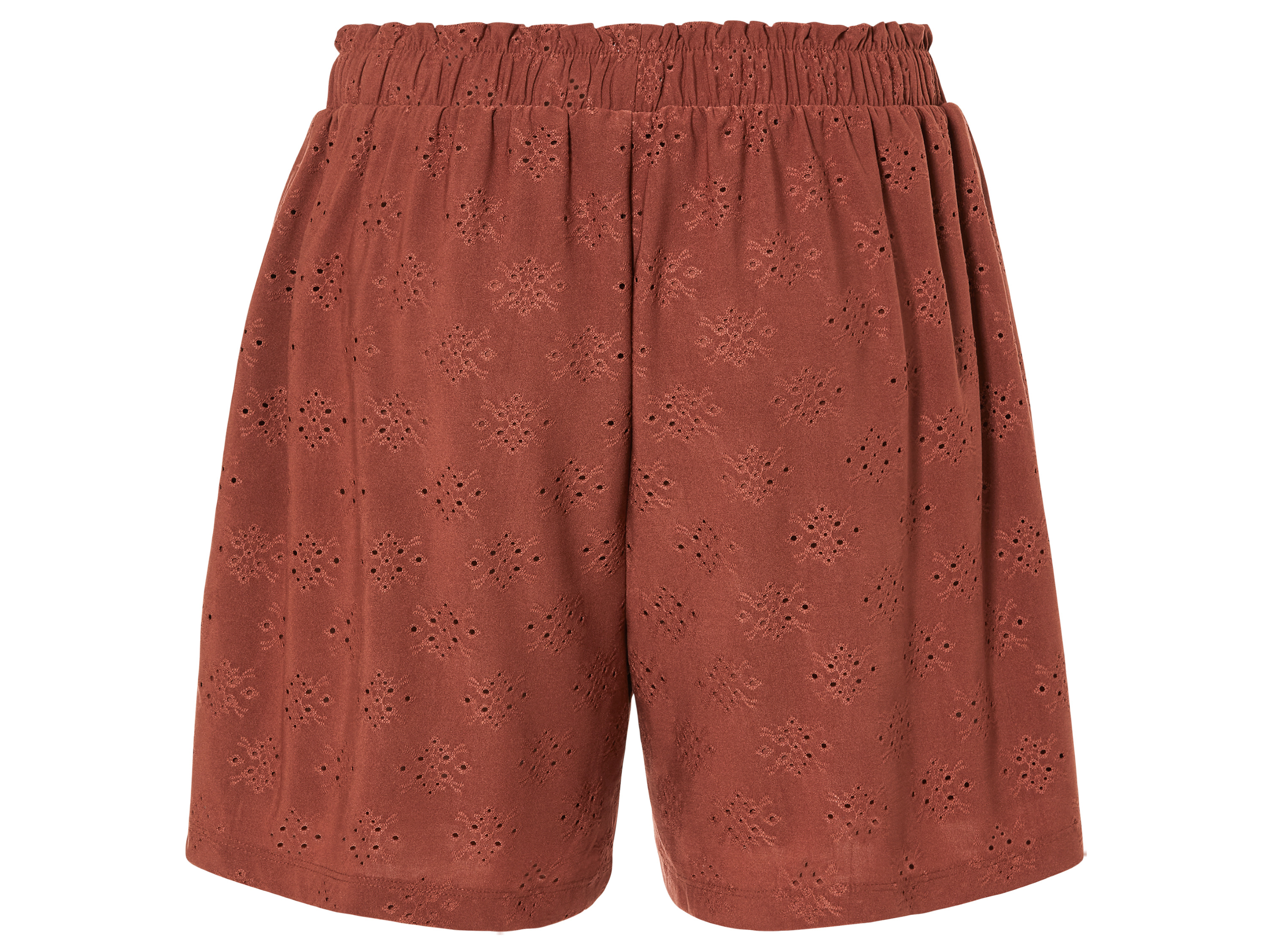 Thumbnail - esmara® Damen Shorts Lochstickerei (Terracotta, XS (32/34))""