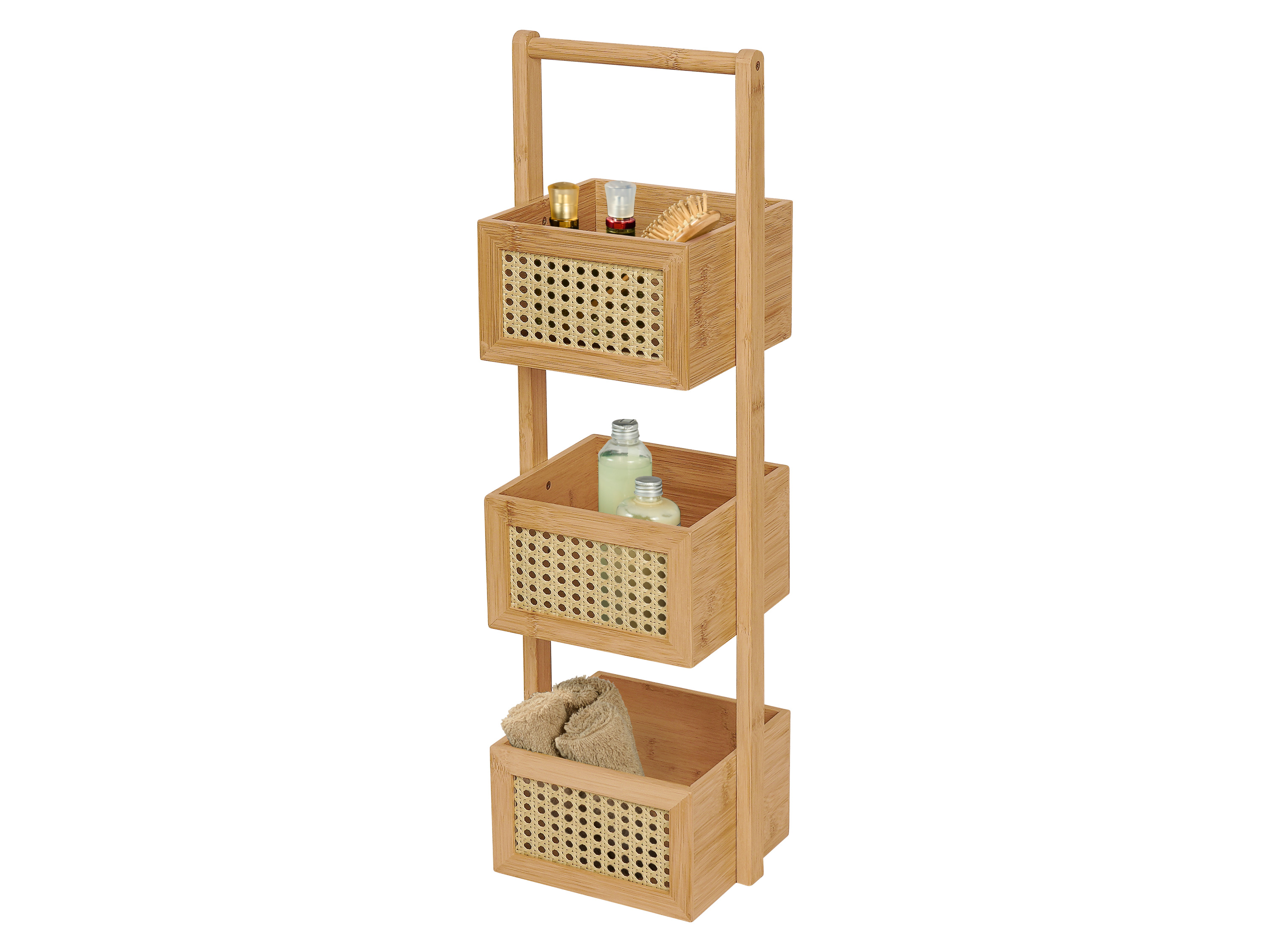 LIVARNO® Bambus-Badregal (Natur) – Bild 3 von 4
