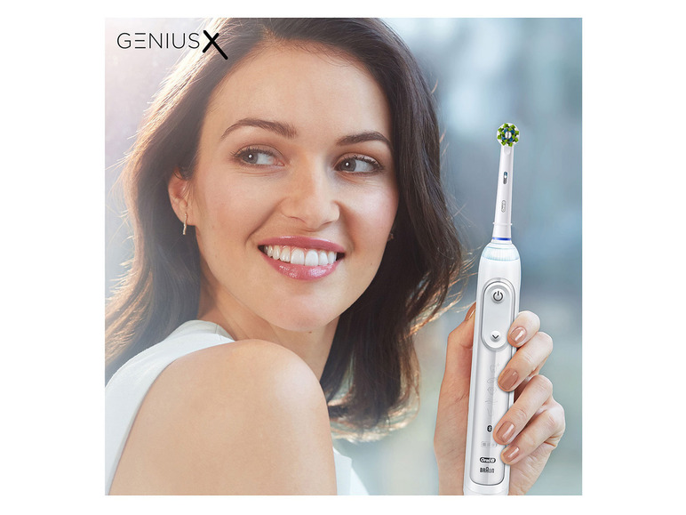 Gehe zu Vollbildansicht: Oral-B Genius X Elektrische Zahnbürste, weiß - Bild 9